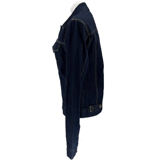 3x1 Oversized Trucker Denim Jacket 100% Cotton Pockets Classic Long Sleeve M - Picture 6 of 12